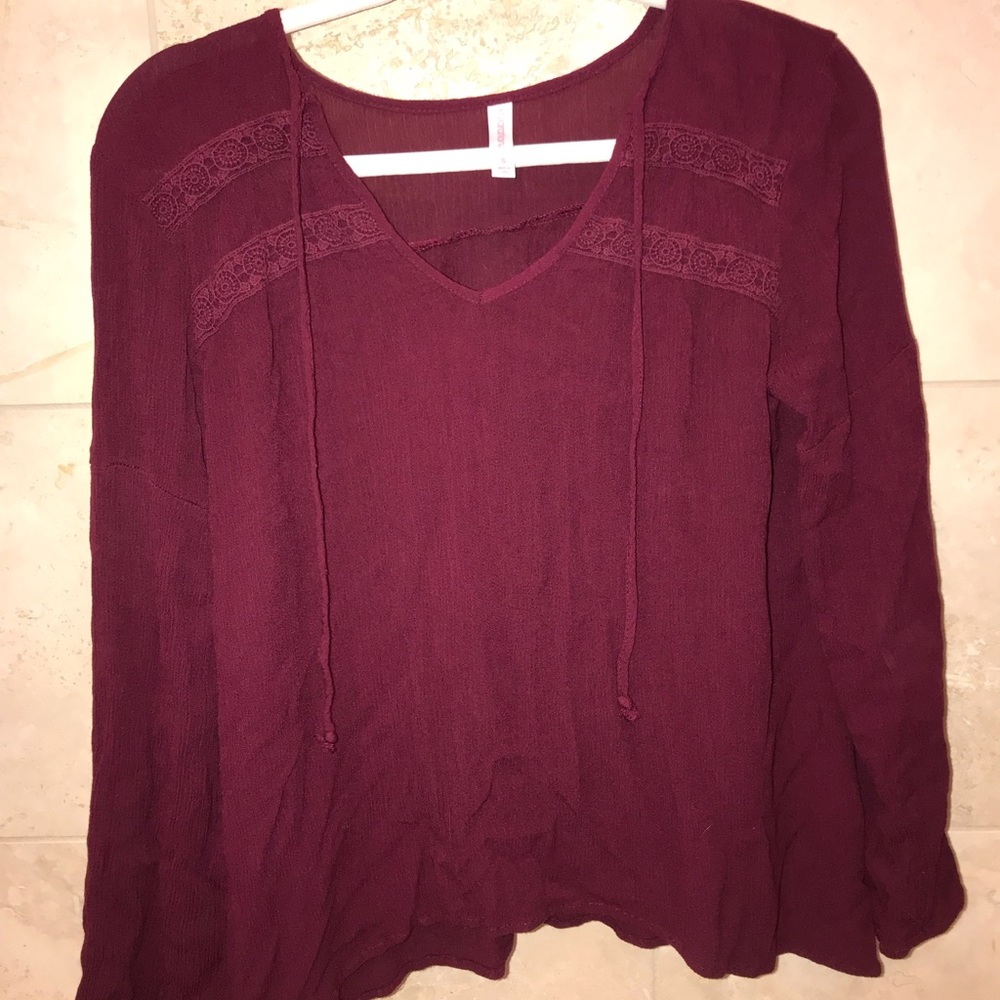 Long sleeve blouse